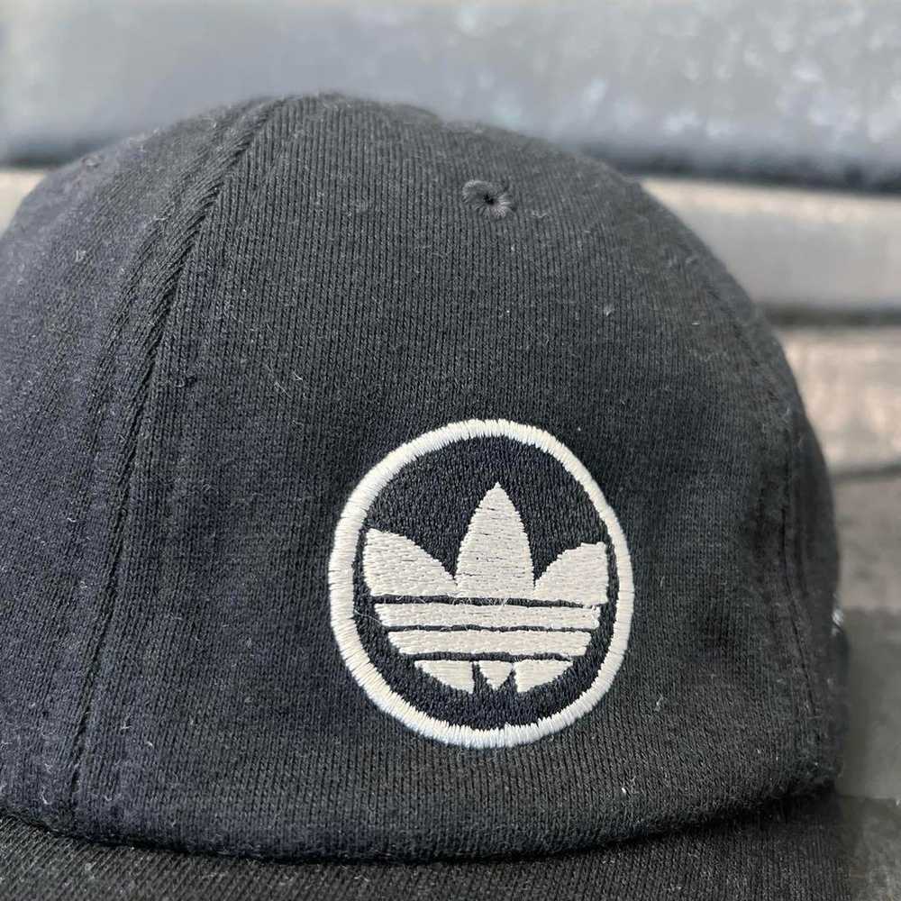 90s adidas Descente Made Cap Hat Cotton Made in J… - image 3