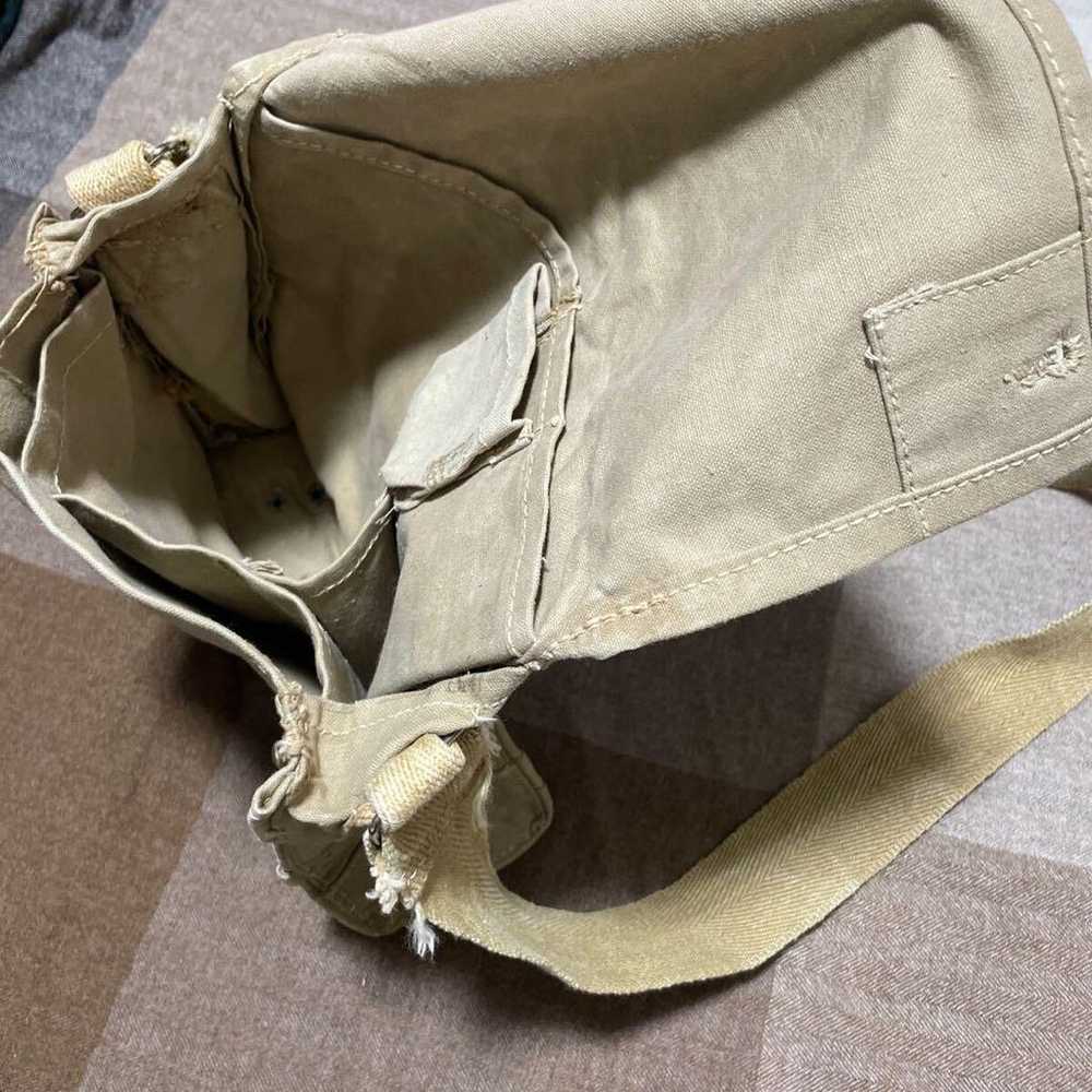 vintage British Army gas mask bag - image 2