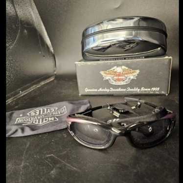 Vintage Harley Davidson motorcycle goggles - image 1