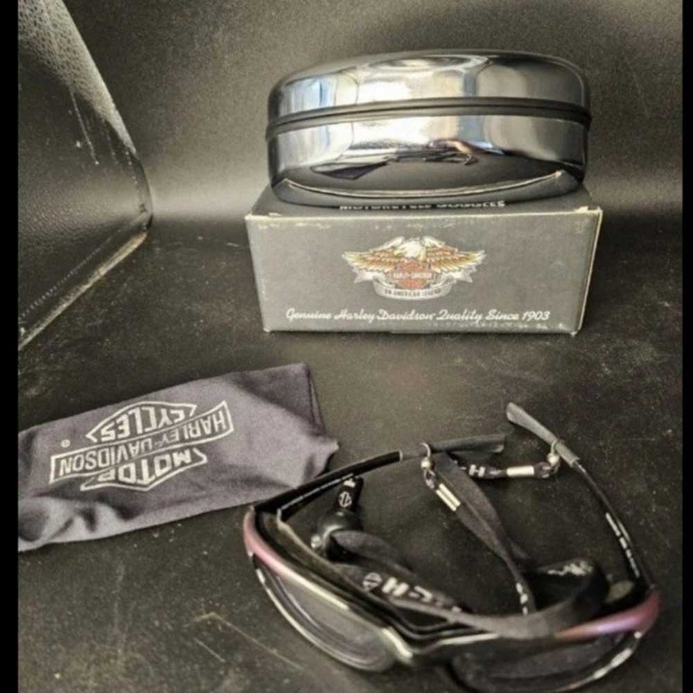 Vintage Harley Davidson motorcycle goggles - image 2