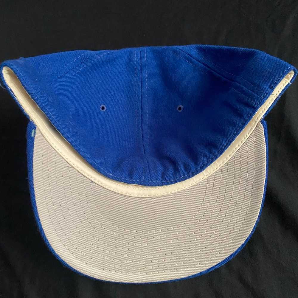 Vintage 80s  New York Met New Era Fitted Hat 7 5/8 - image 2