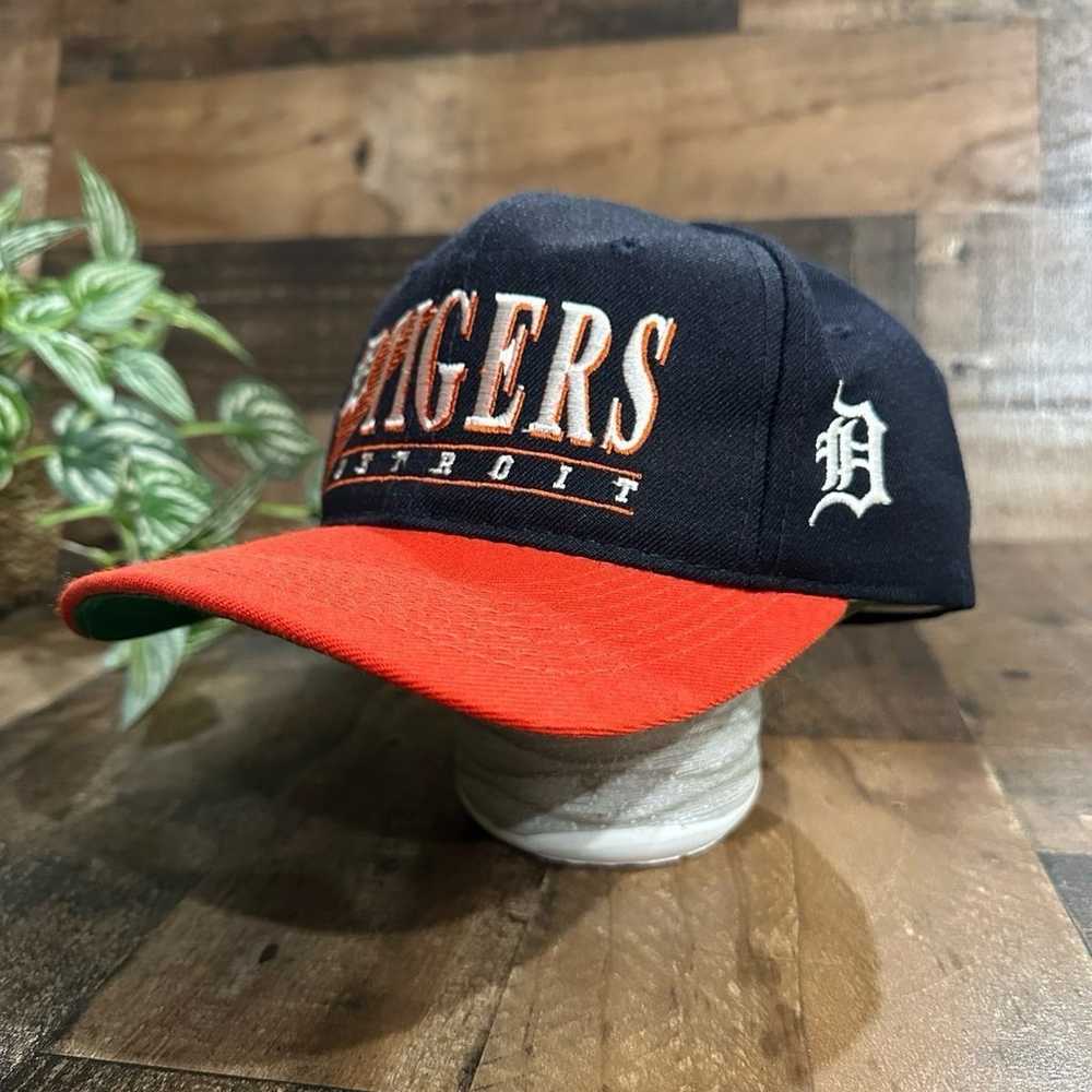 Vintage Rare Detroit Tigers Young An Snapback - image 2