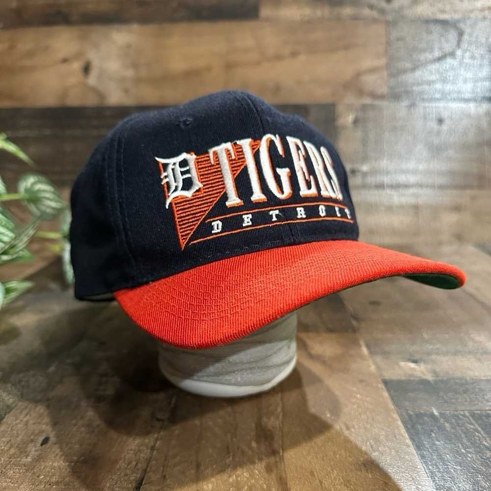 Vintage Rare Detroit Tigers Young An Snapback - image 3