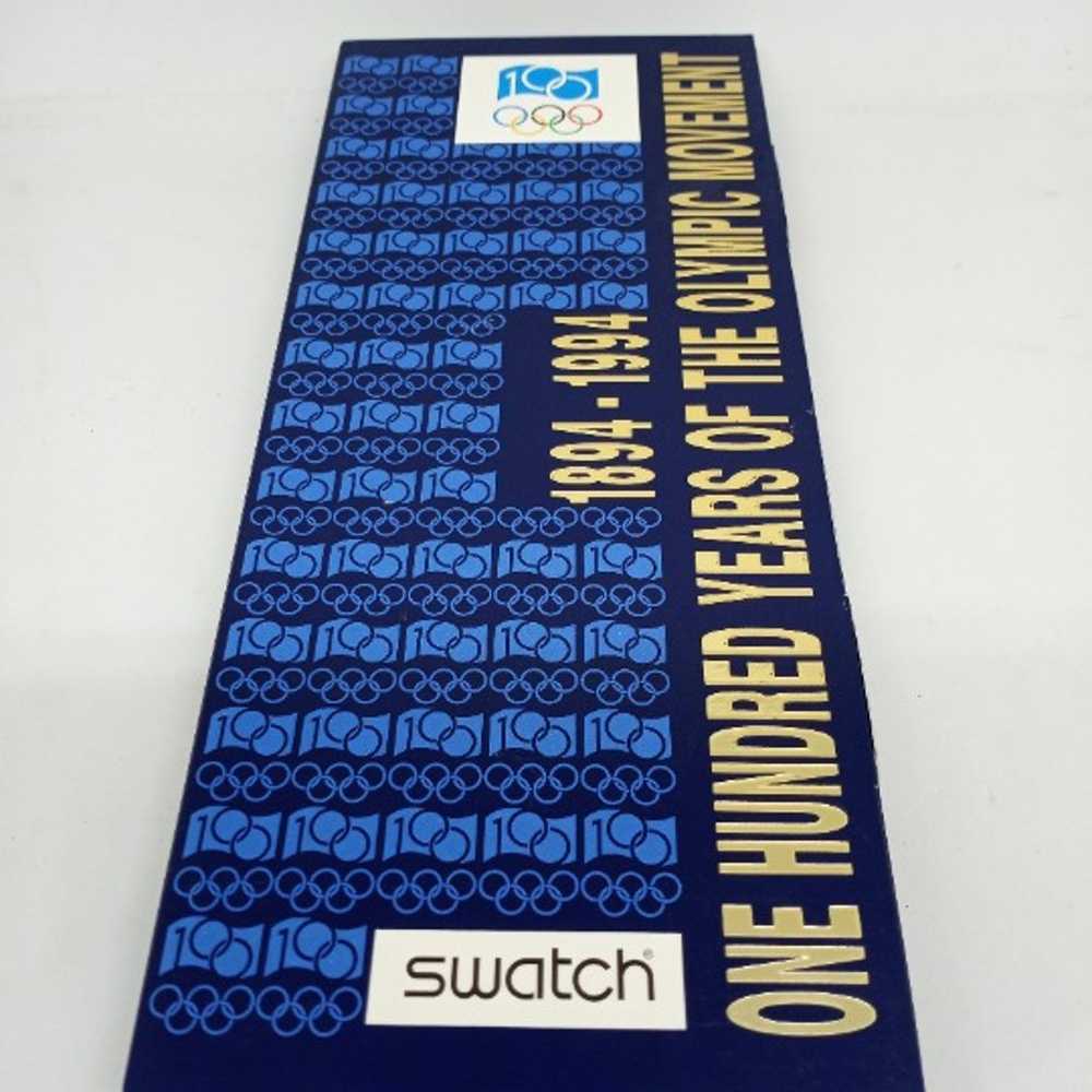 VINTAGE 1994 Swatch Chrono SCZ101 "IOC 100 Years"… - image 10