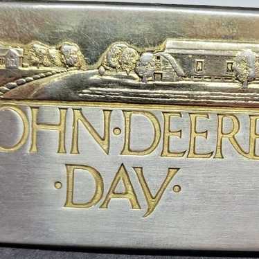 Vintage 1988 John Deere day belt buckle - image 1