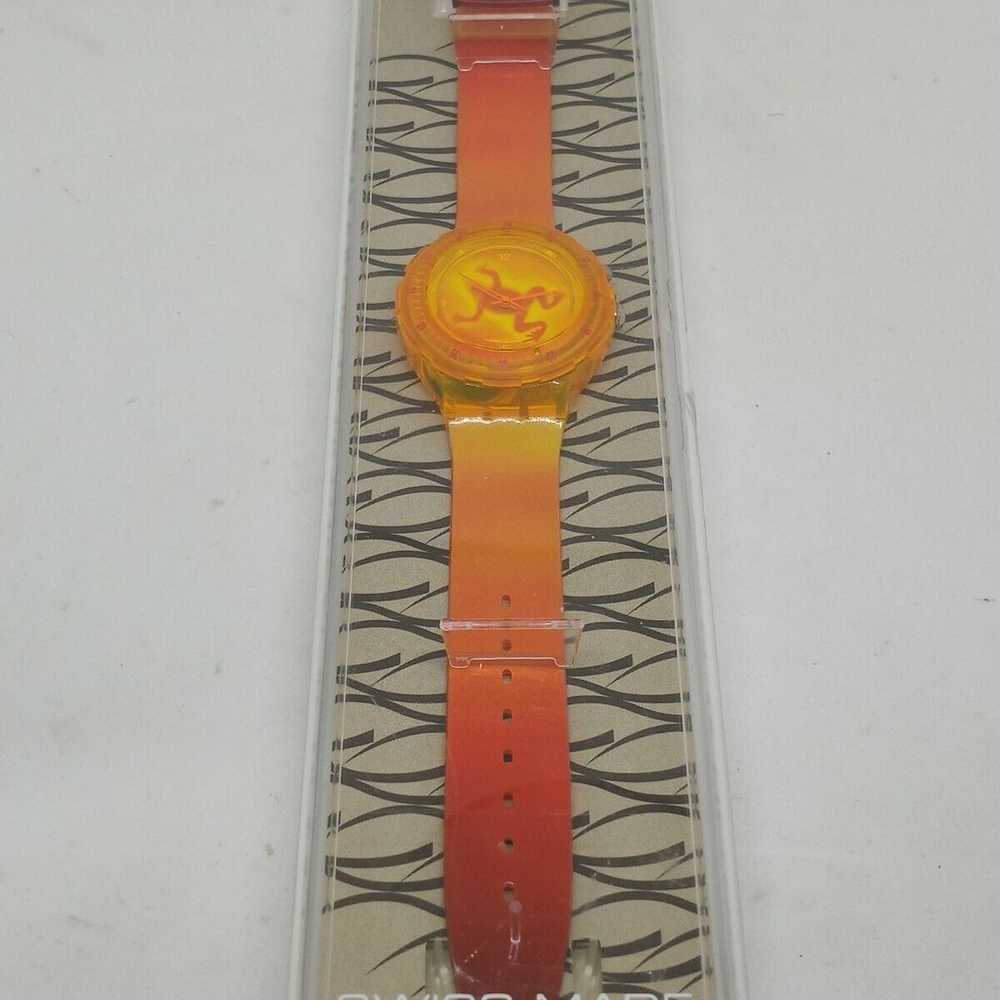 VINTAGE 1990 Swatch Scuba 200 SDJ901 "Luminosa" 3… - image 10