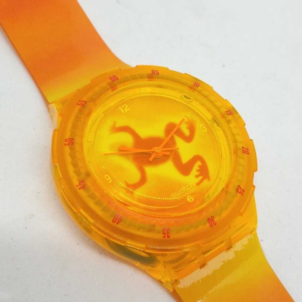 VINTAGE 1990 Swatch Scuba 200 SDJ901 "Luminosa" 3… - image 7