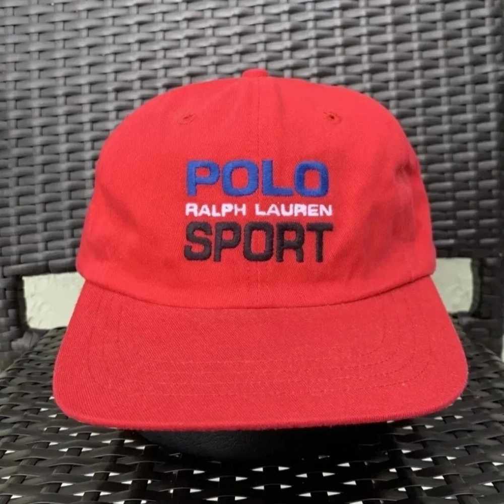 VINTAGE RALPH LAUREN POLO SPORT SPELLOUT HAT - image 1