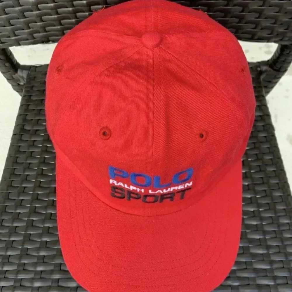 VINTAGE RALPH LAUREN POLO SPORT SPELLOUT HAT - image 2