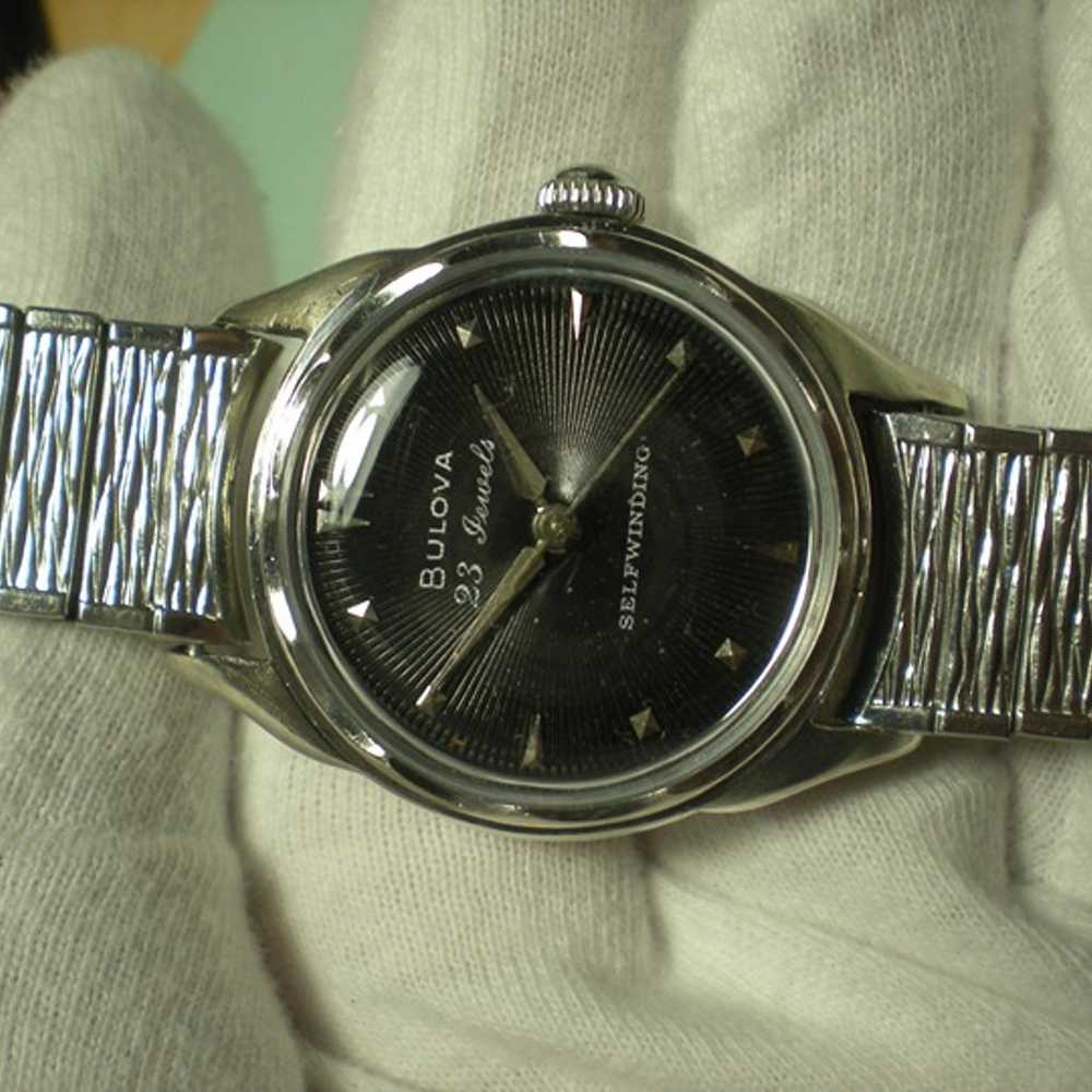 Mens BULOVA vintage 1955 Mechanical Set & Auto wi… - image 10