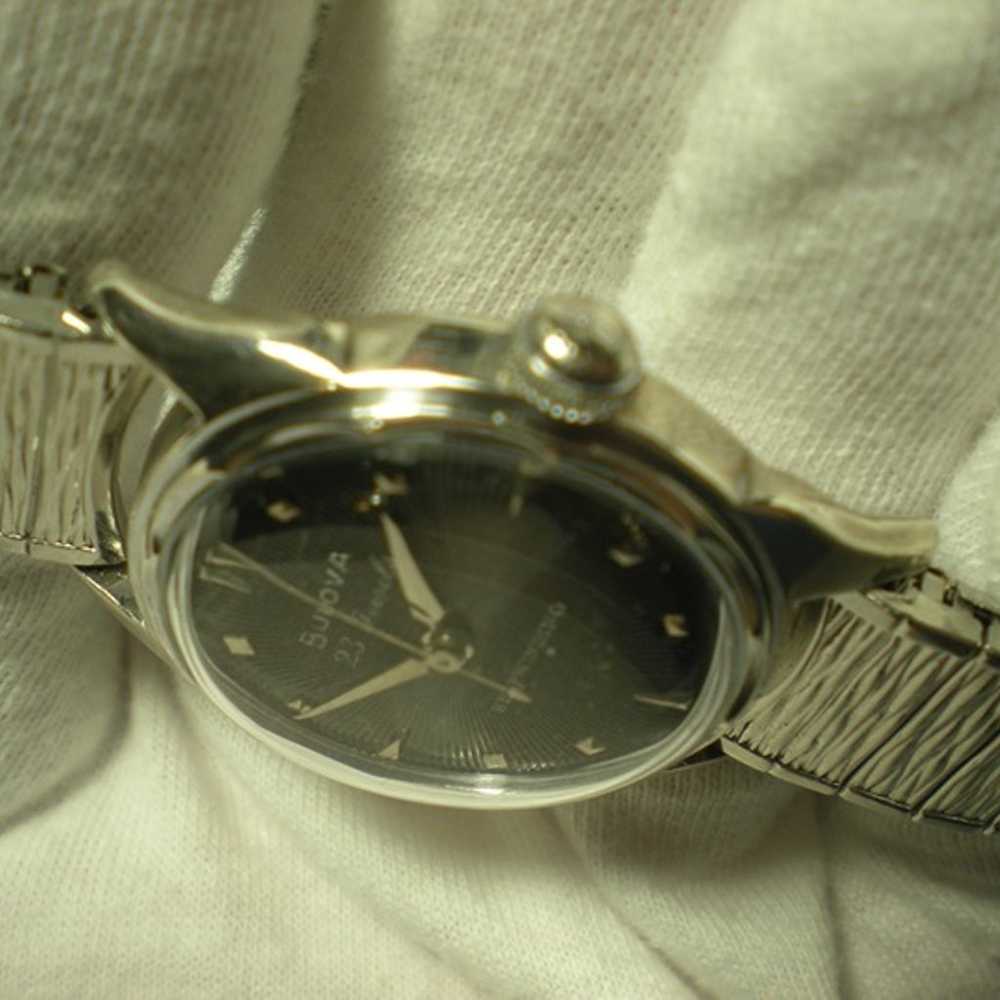 Mens BULOVA vintage 1955 Mechanical Set & Auto wi… - image 4