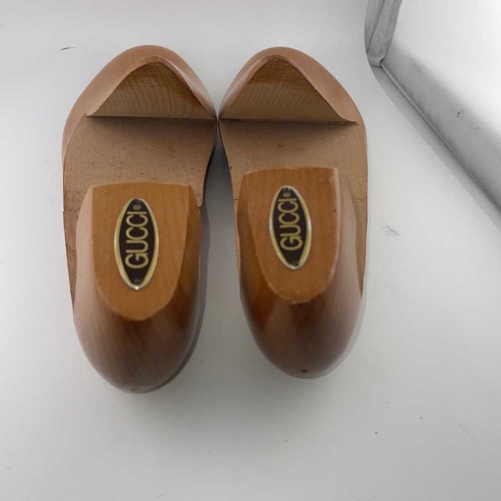 Gucci Shoe Trees Wooden Men's Size Italy 44 Stret… - image 5