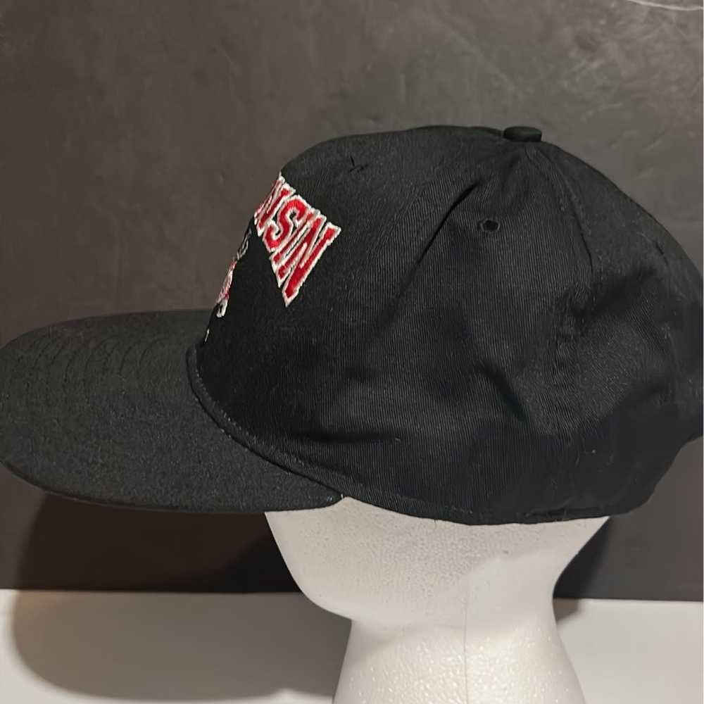 Vintage 1990s Wisconsin Badgers SnapBack Hat NCAA - image 3