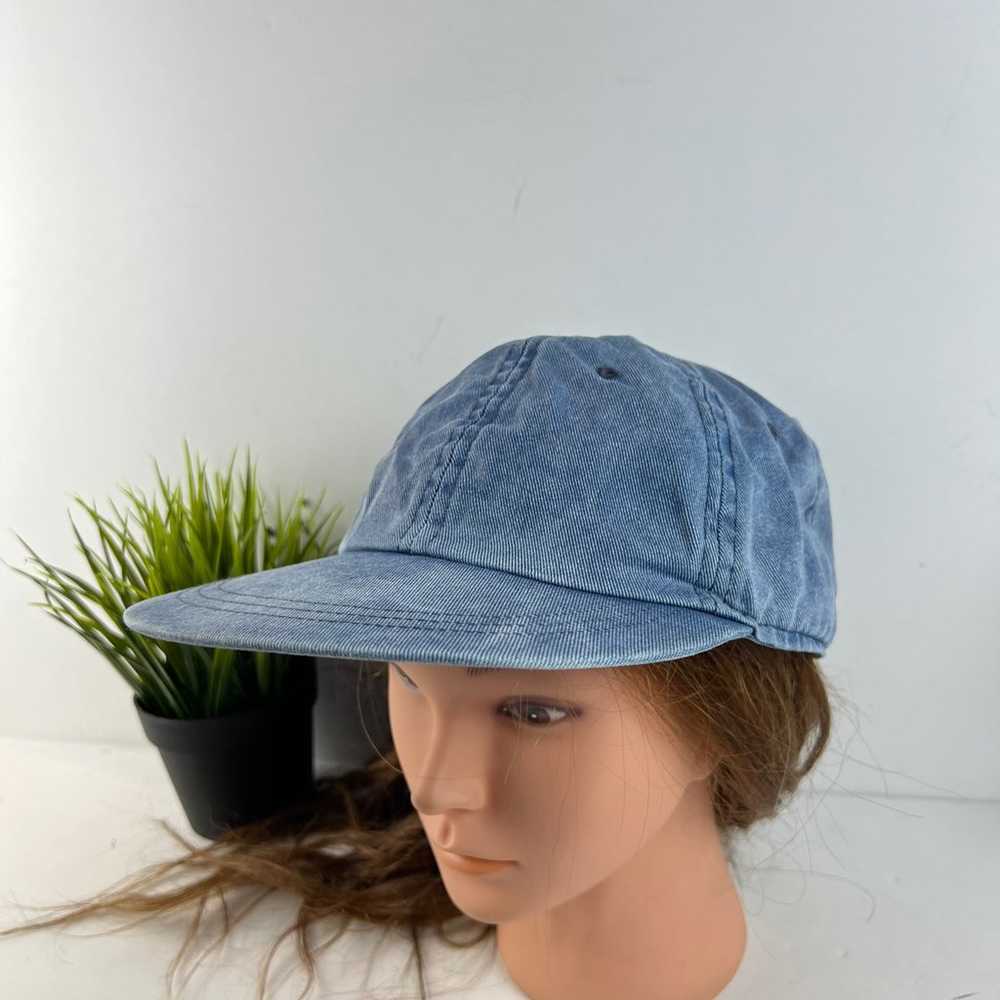 GAP Denim Cotton Y2K Vintage Blue Adjustable Base… - image 1