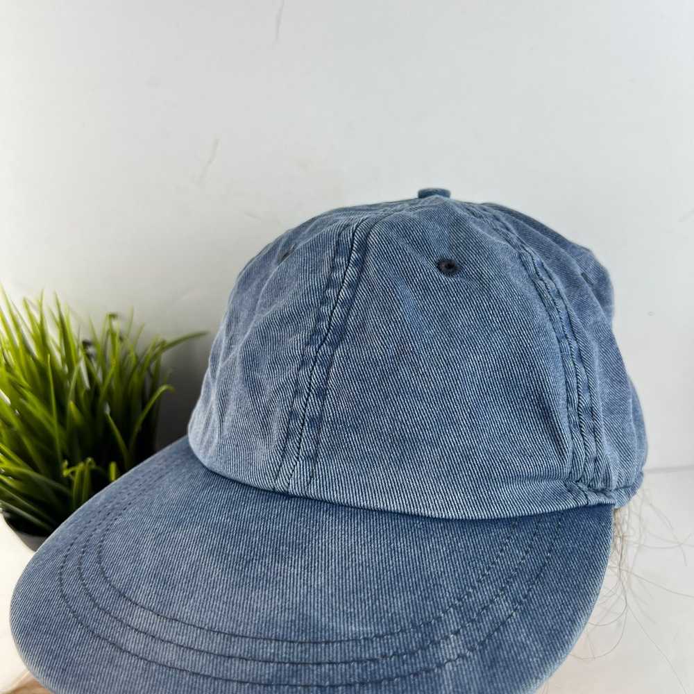 GAP Denim Cotton Y2K Vintage Blue Adjustable Base… - image 2