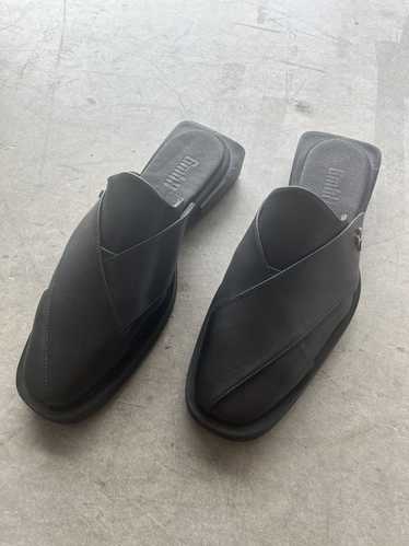 GmbH GmbH black slip on mule