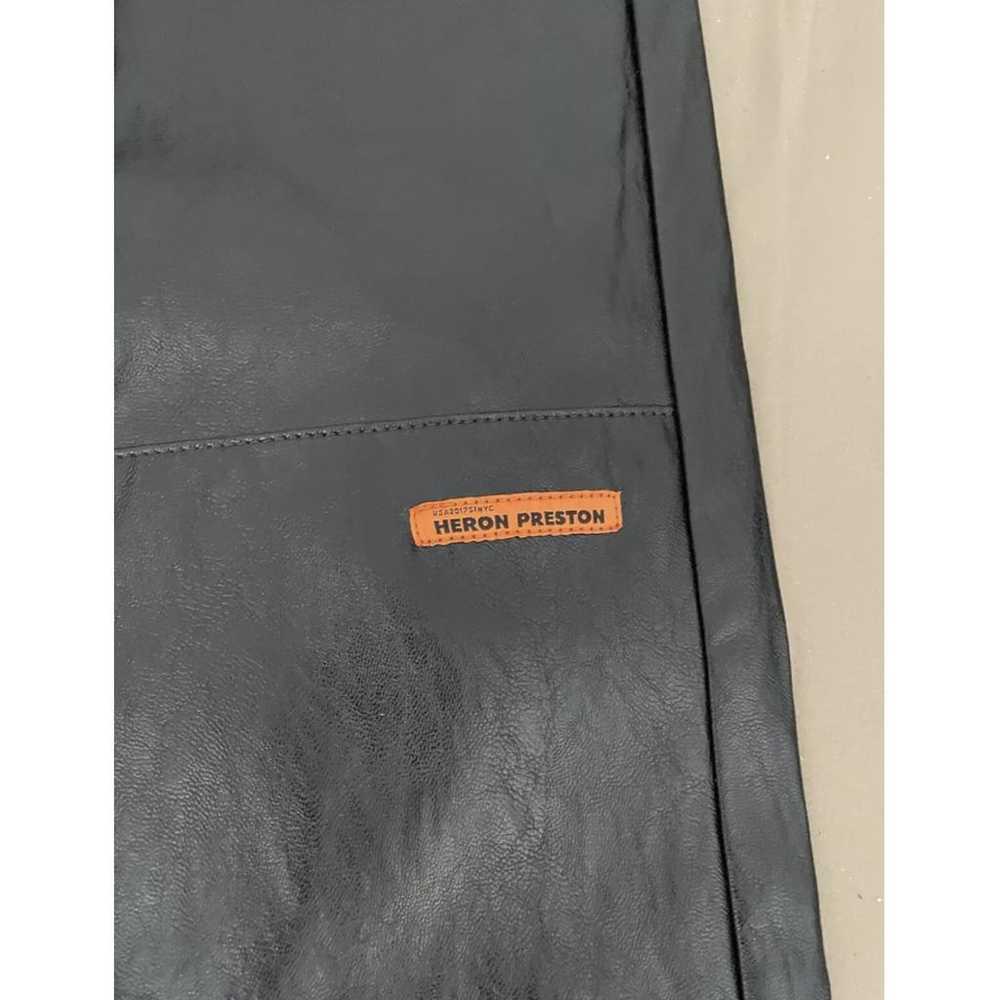 Heron Preston Vegan leather trousers - image 3