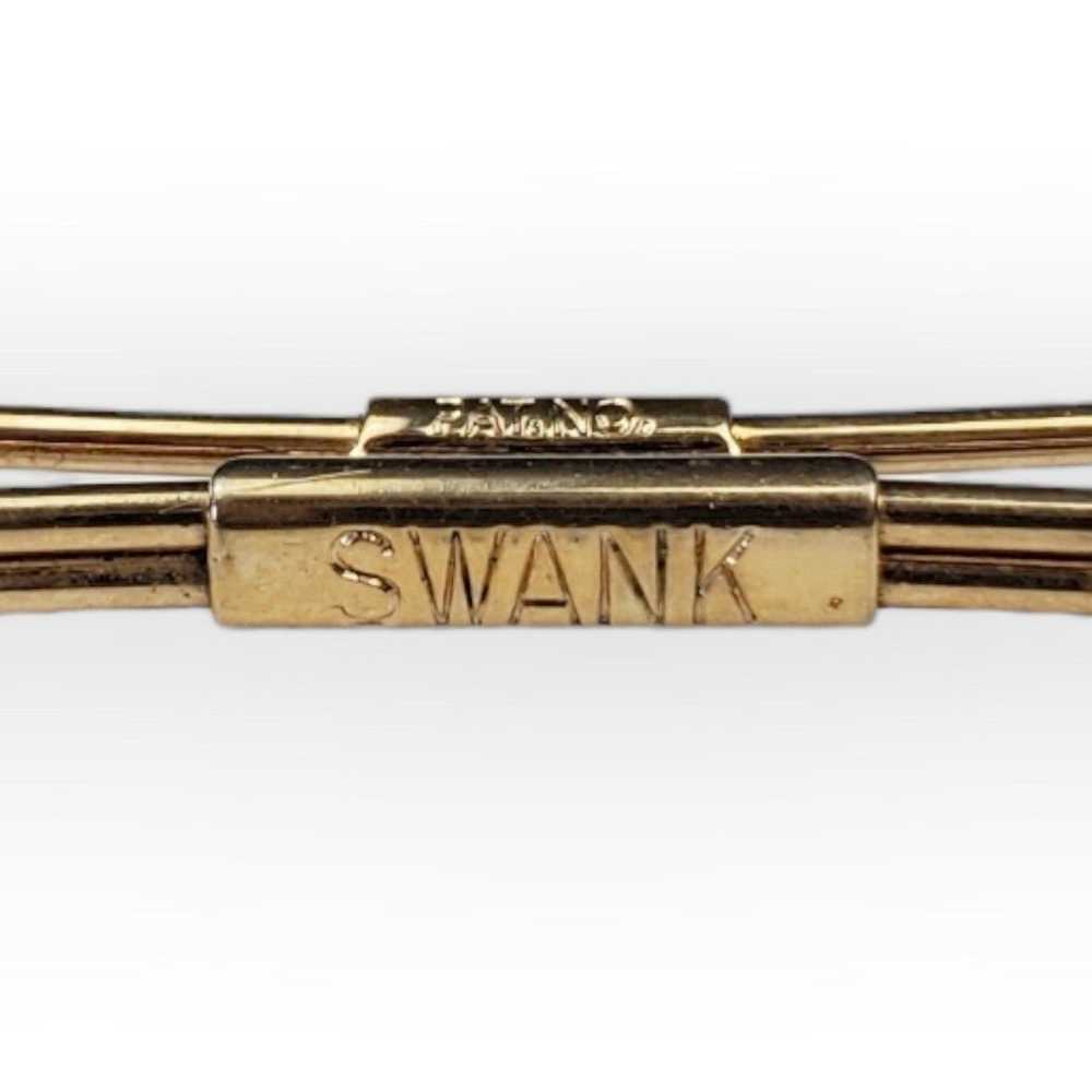 Vintage Swank Collar Bar Thin Gold Plated Mid Cen… - image 6