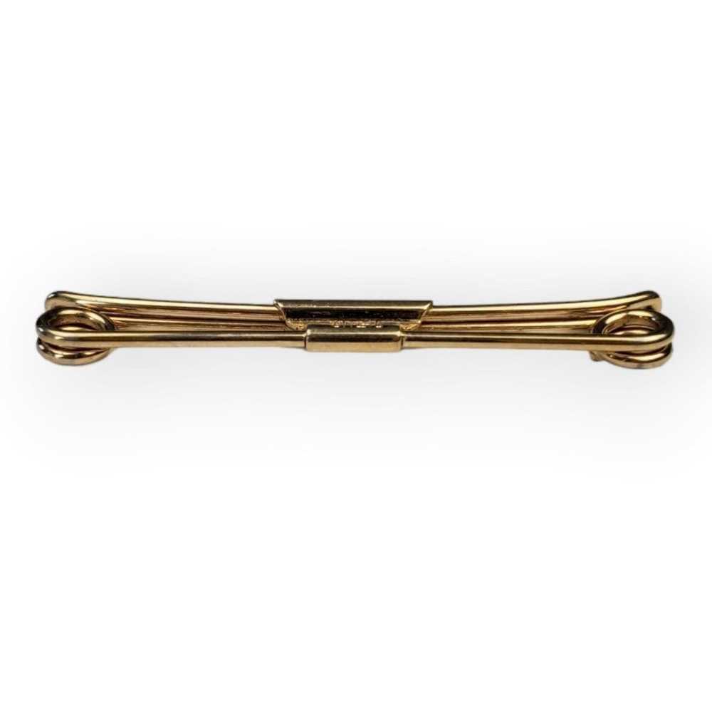 Vintage Swank Collar Bar Thin Gold Plated Mid Cen… - image 7