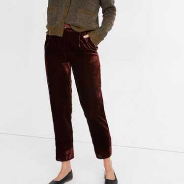 Madewell Madewell l Velvet Tapered Pleat Pull On … - image 1