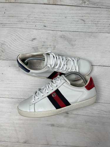 Gucci Gucci Ace Sneakers Blind For Love Patch Web 