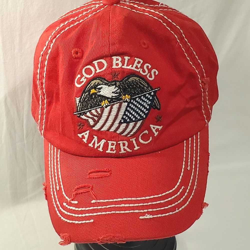 "KBETHOS Vintage" Patriotic God Bless America Fla… - image 1