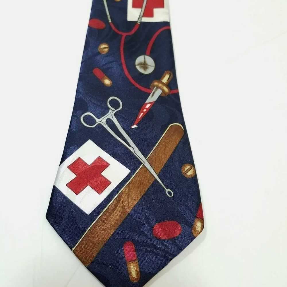 Vintage Steven Harris Doctor Theme Tie - image 1