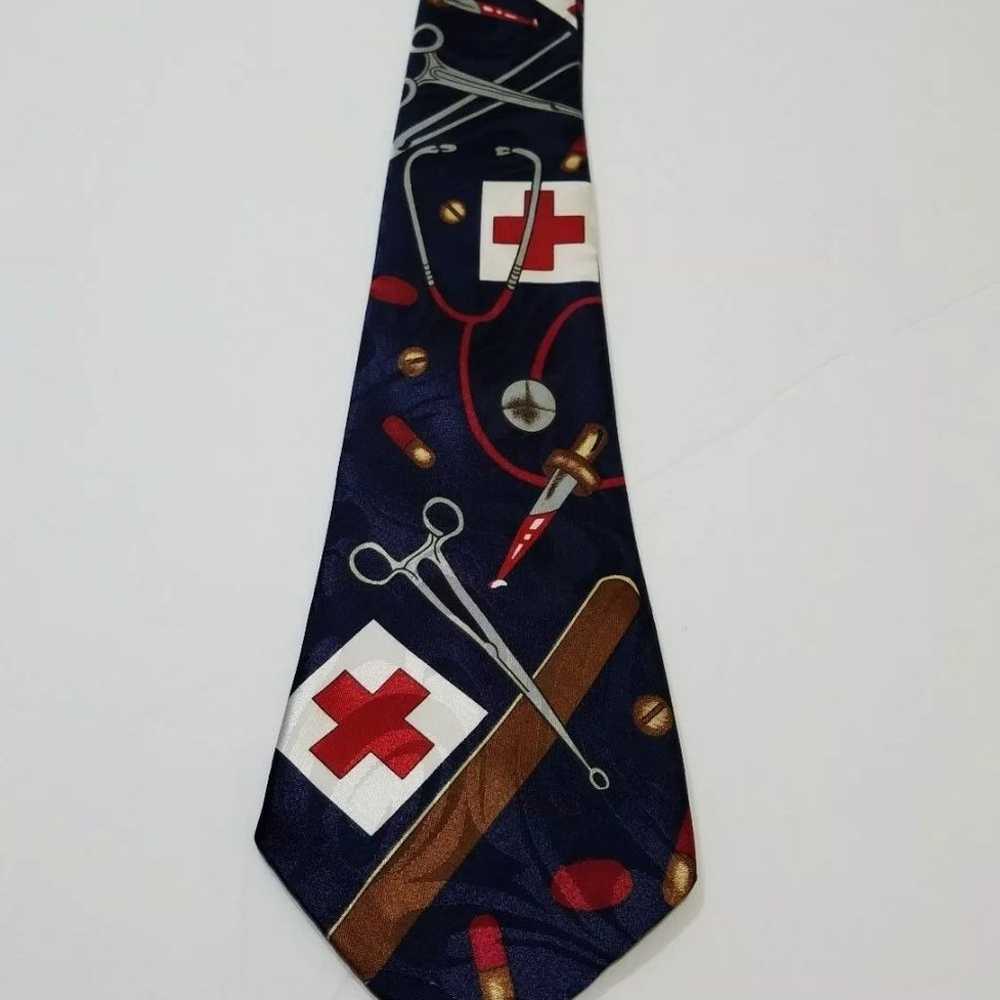 Vintage Steven Harris Doctor Theme Tie - image 2