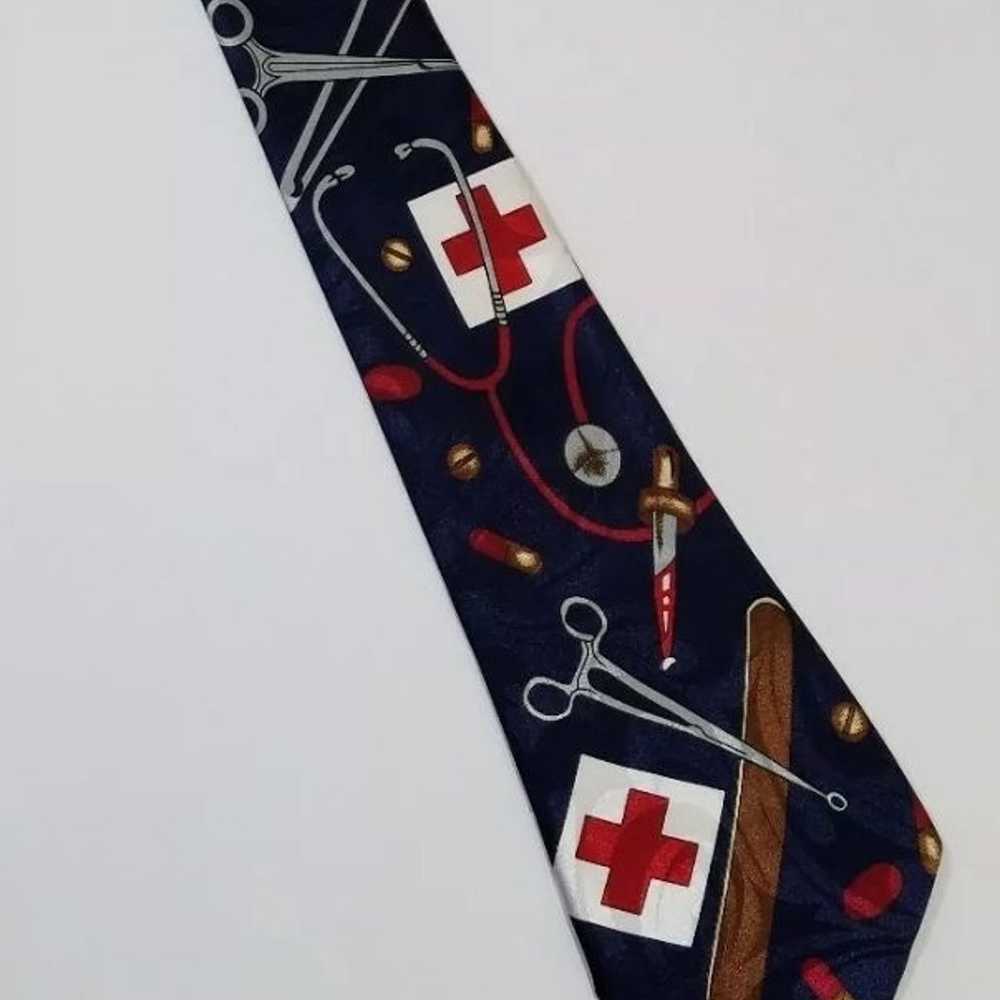 Vintage Steven Harris Doctor Theme Tie - image 3