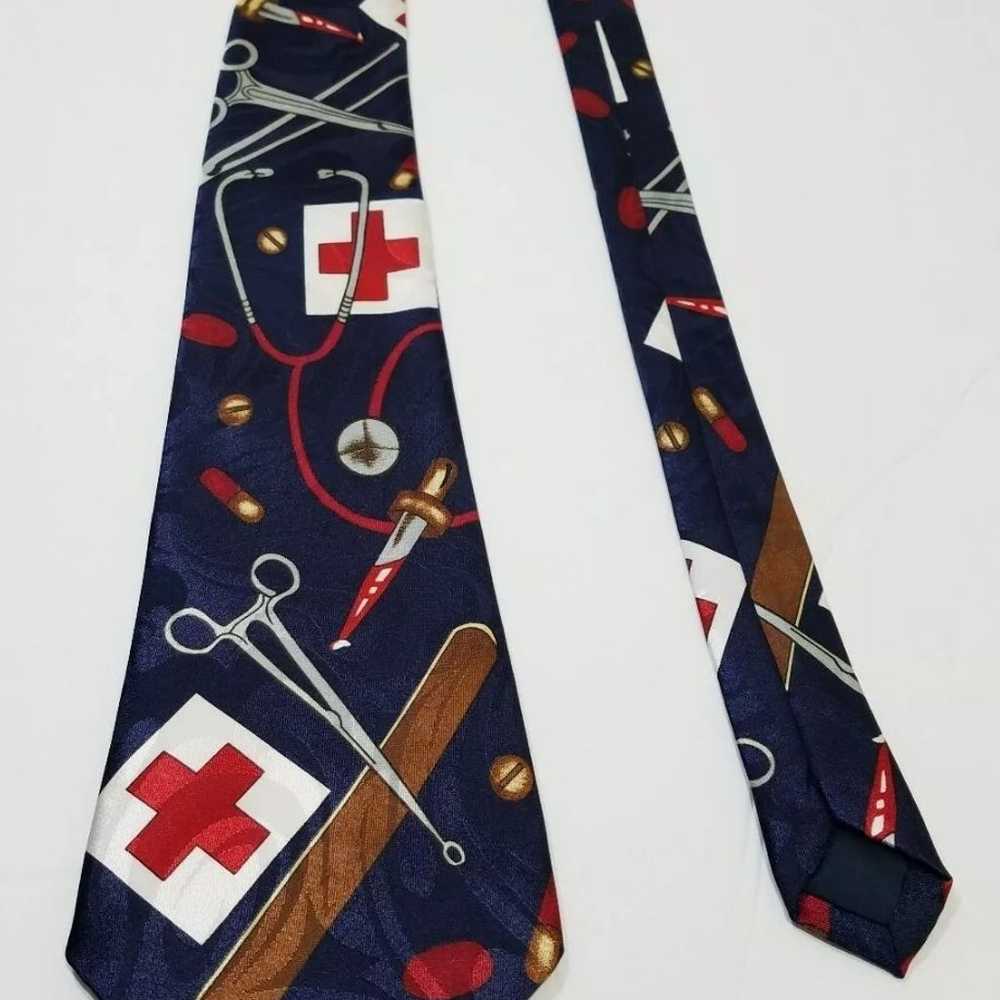 Vintage Steven Harris Doctor Theme Tie - image 4