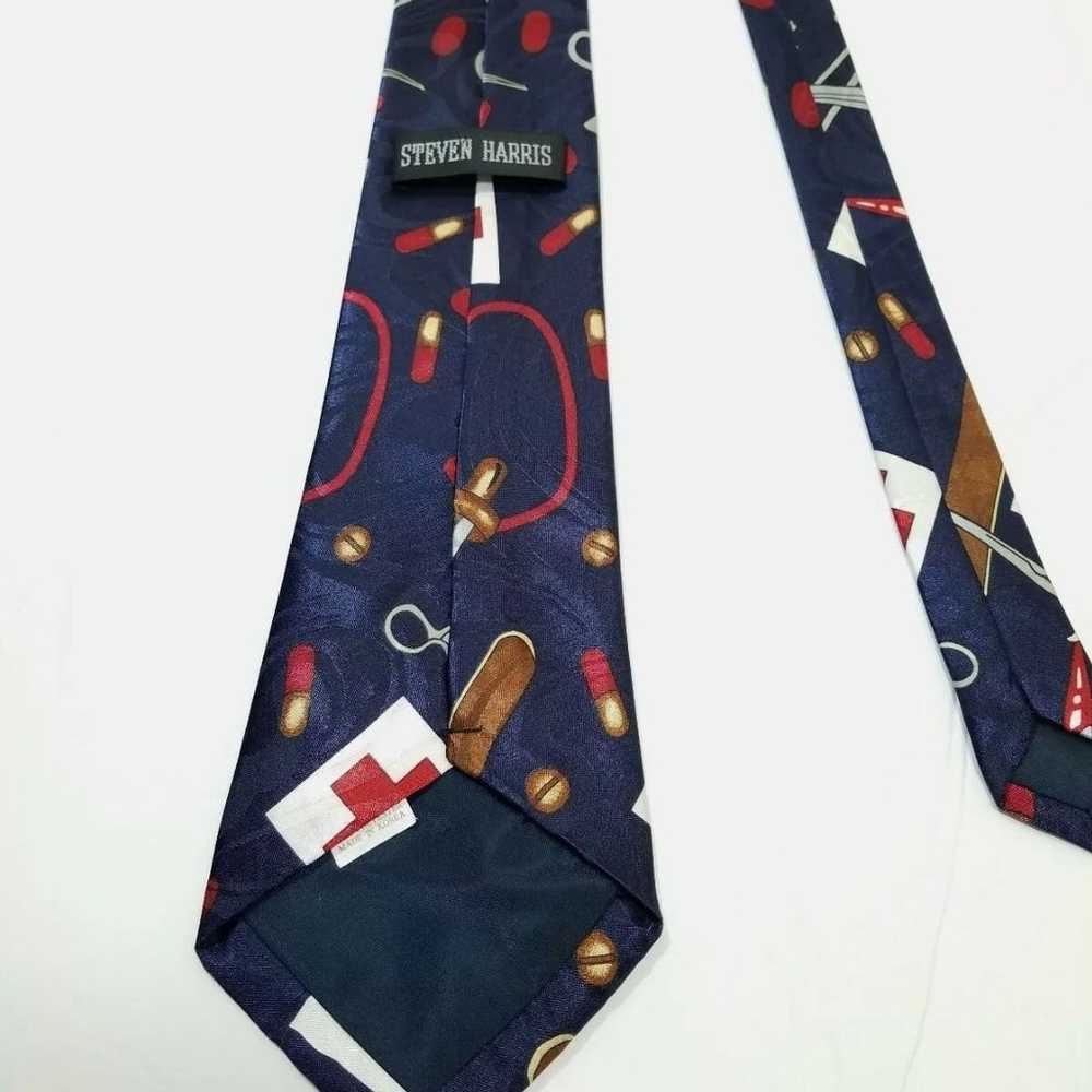 Vintage Steven Harris Doctor Theme Tie - image 5