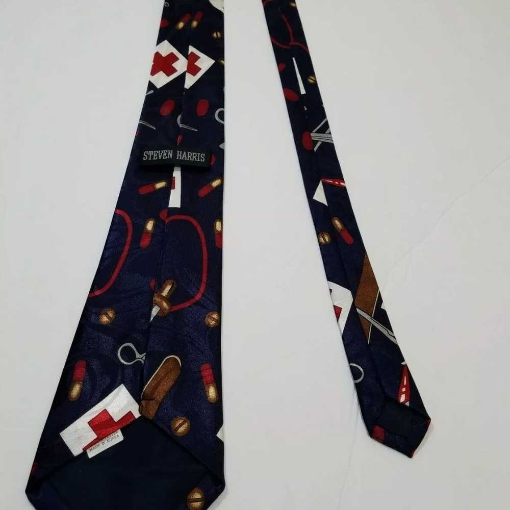 Vintage Steven Harris Doctor Theme Tie - image 6