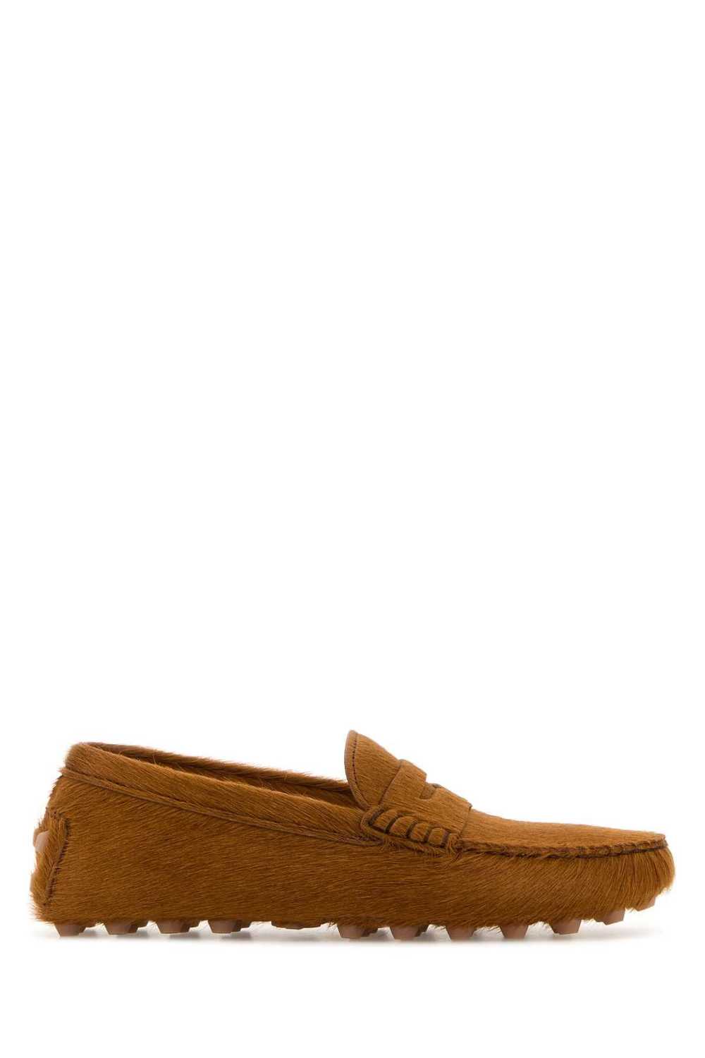 Tod's Caramel Calf Hair Loafers - image 1