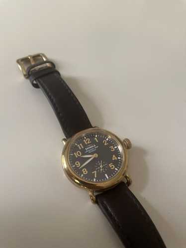 Shinola Shinola, The Runwell 41mm, gold case, blac