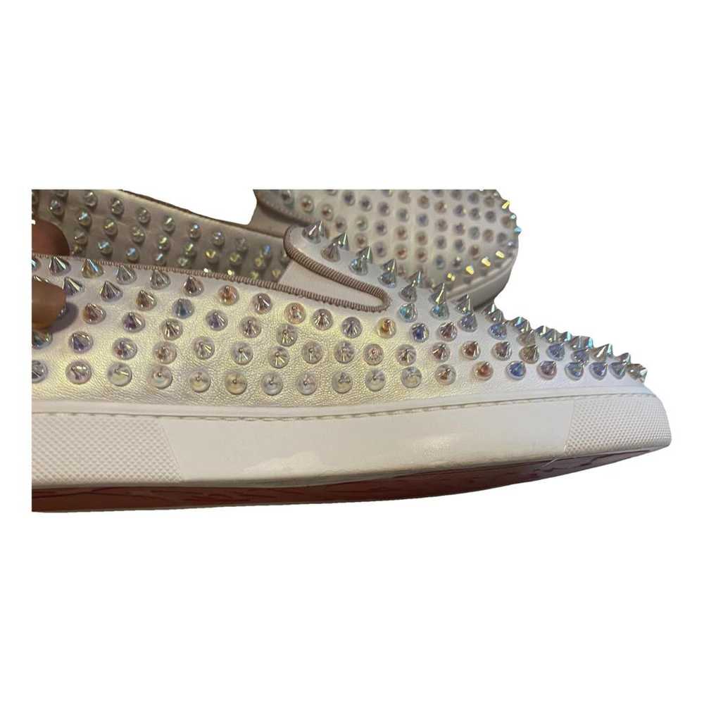 Christian Louboutin Roller Boat leather trainers - image 2