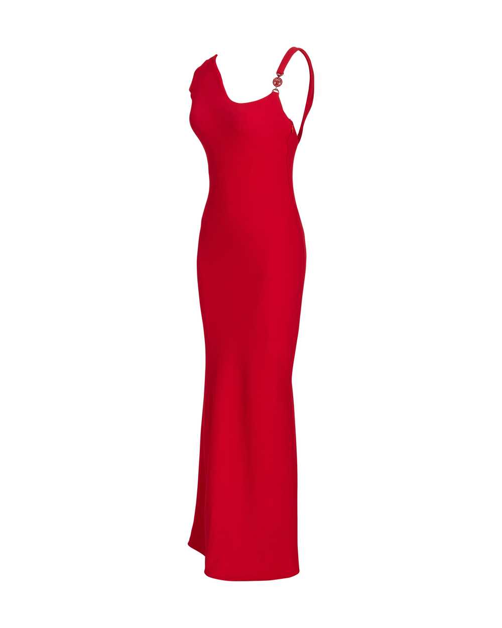 A/W 1996 Red Asymmetrical Sheath Gown - image 3