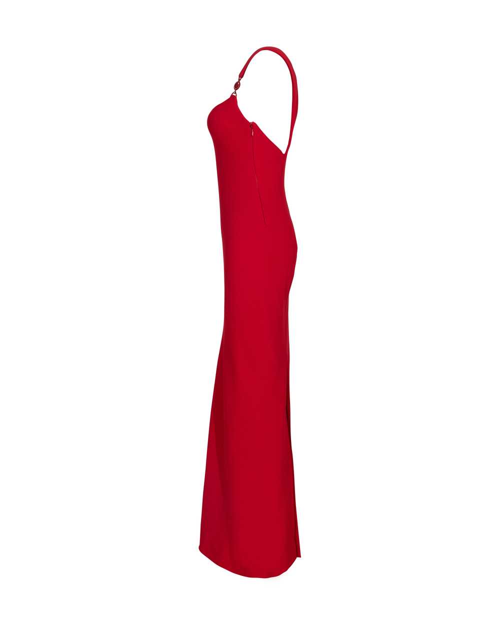 A/W 1996 Red Asymmetrical Sheath Gown - image 4