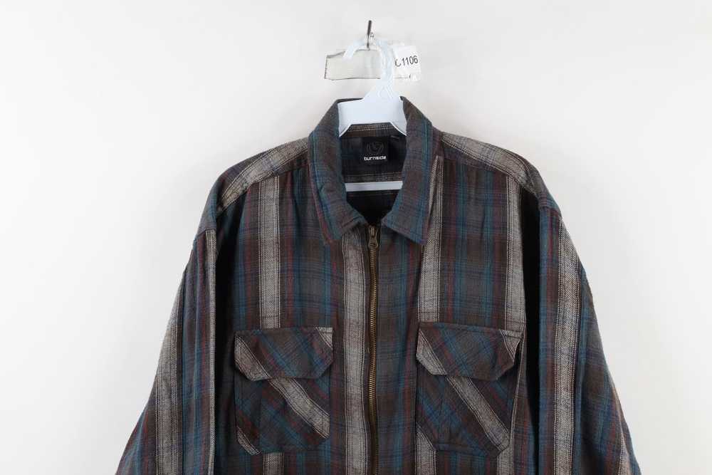 Vintage Vintage Burnside Surfing Flannel Shirt Ja… - image 2