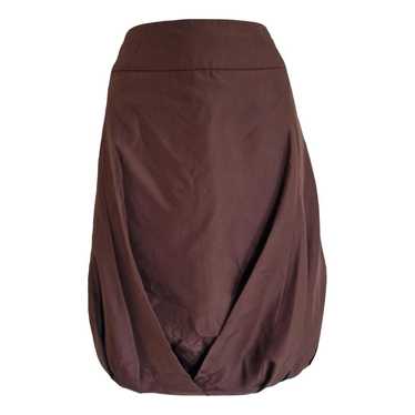 Celine Silk mid-length skirt - image 1