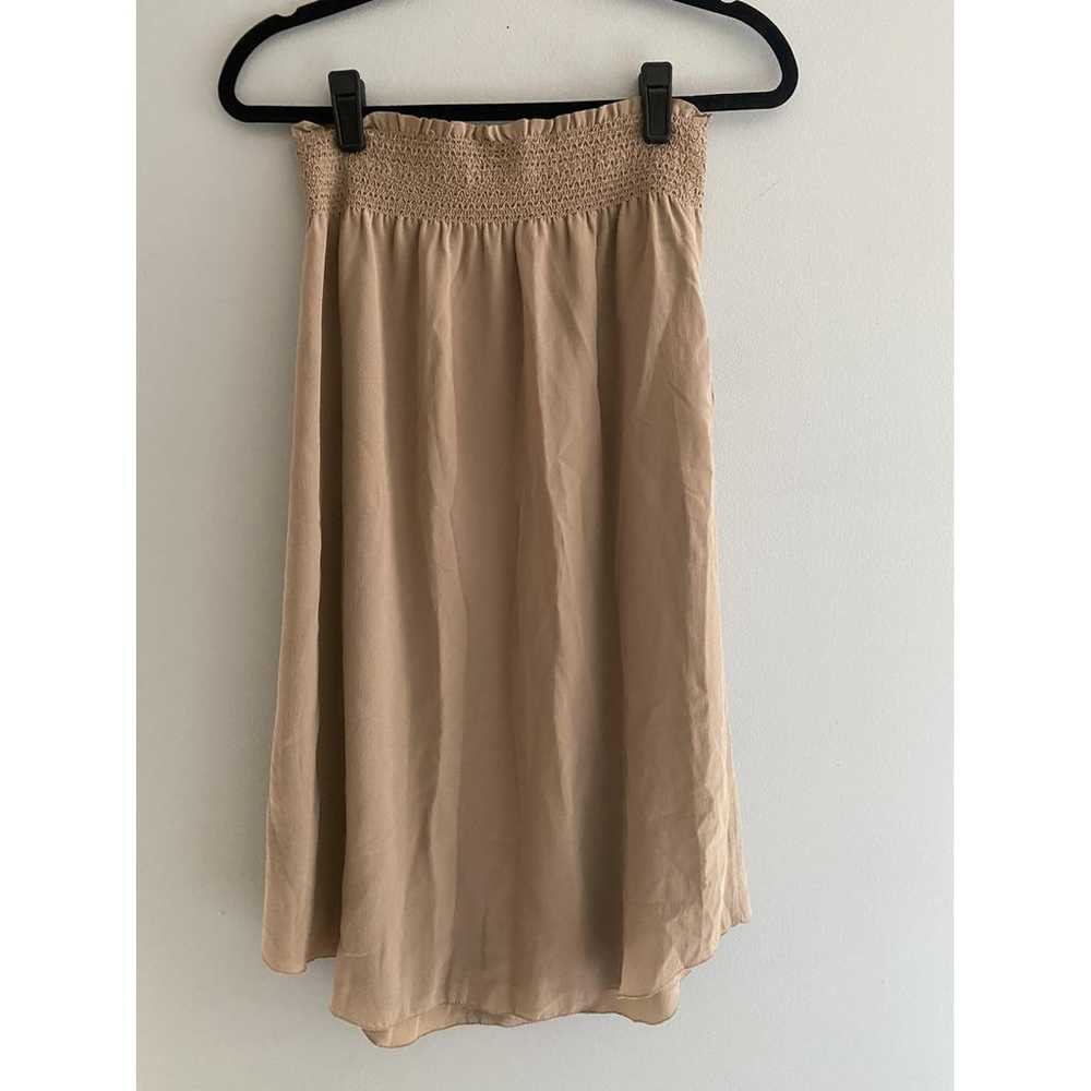 Babaton Silk mid-length skirt - image 3