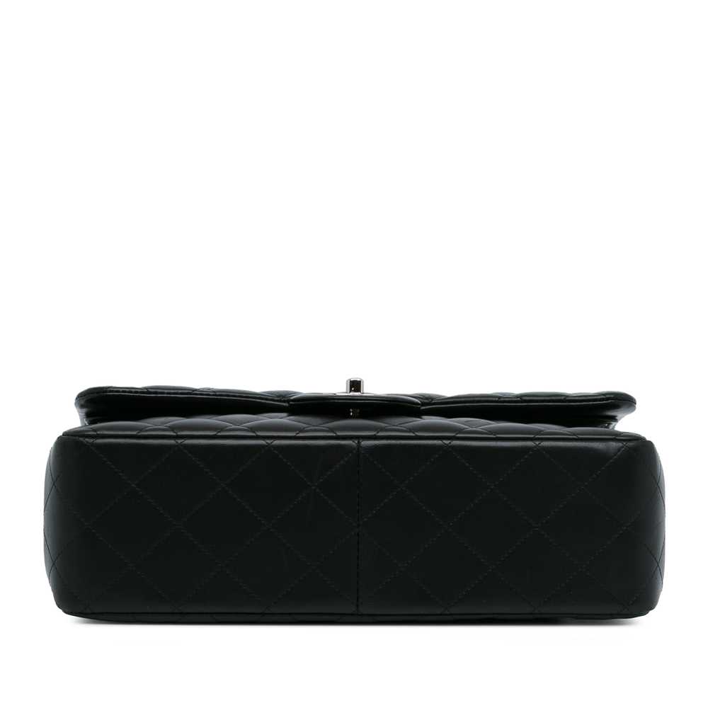 Black Chanel Jumbo Classic Lambskin Double Flap S… - image 4