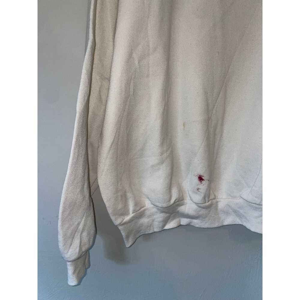 Jerzees 90s Vintage Jerzees USA White Blank Sweat… - image 5