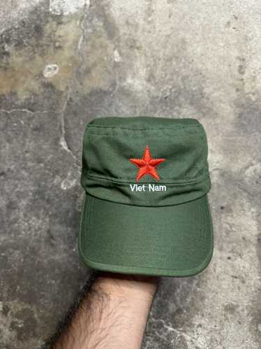 Vintage Vintage Viet Nam Red Star Green Cadet Hat