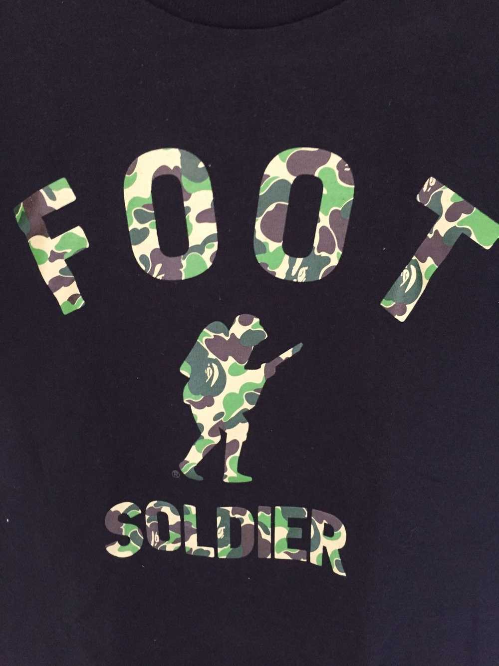 Bape × Vintage FOOT SOLDIER TEE - image 3