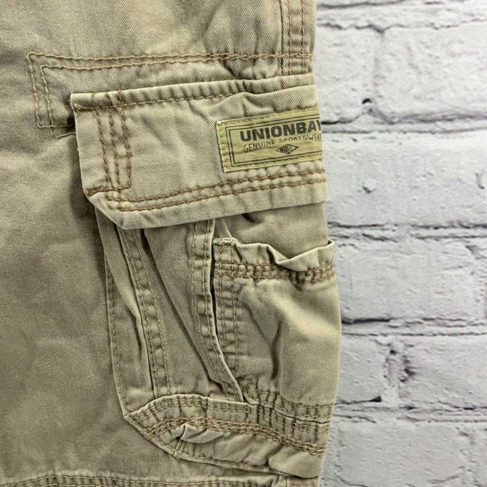 Union Bay Union Bay Cargo Shorts Mens Sz 38 Khaki… - image 2