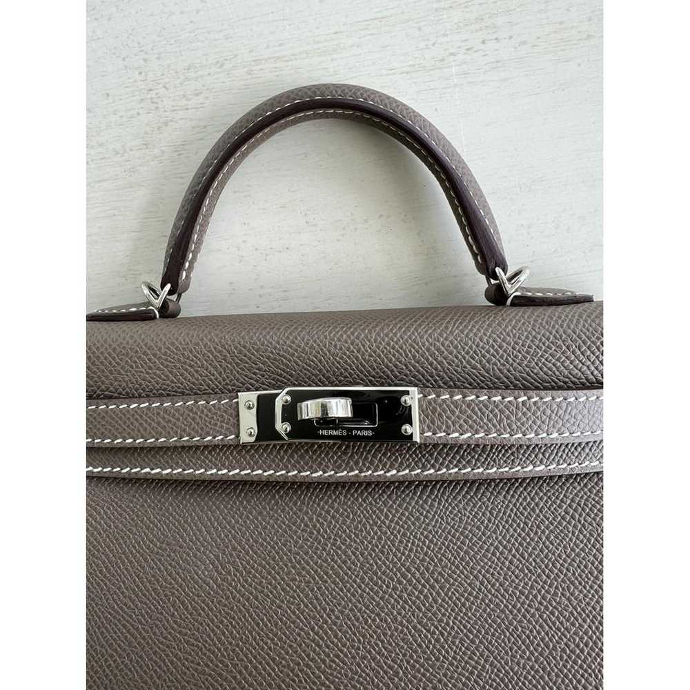 Hermès Kelly Mini leather handbag - image 6