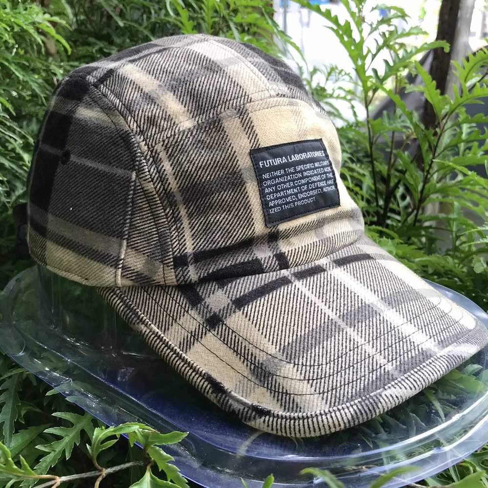 Futura outlet Labs 5 Panel Hat PLAID Vintage