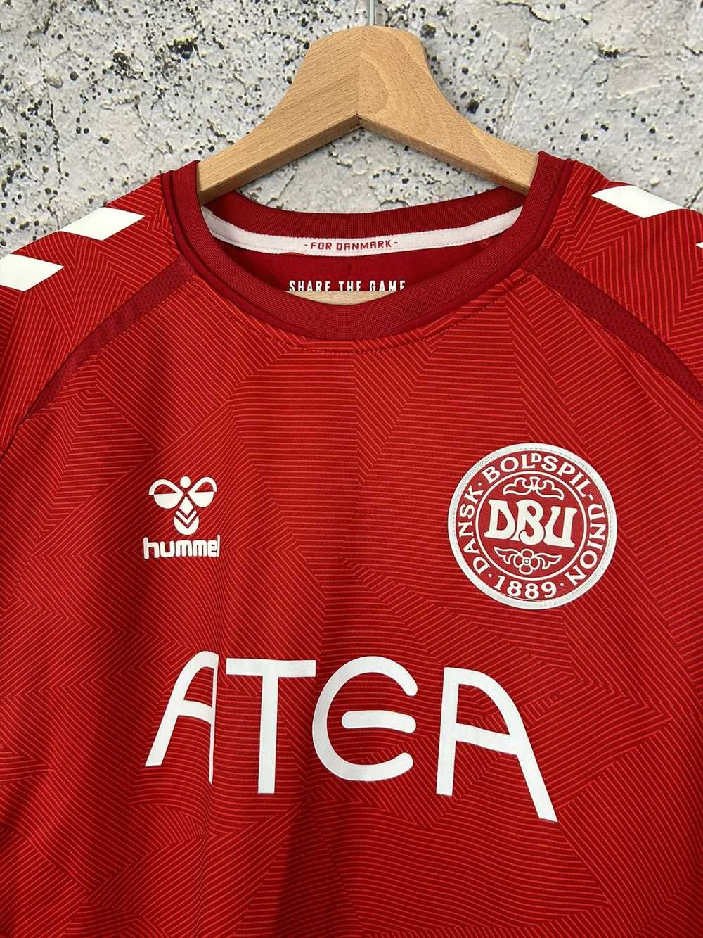 Hummel × Soccer Jersey × Vintage Denmark Soccer J… - image 3