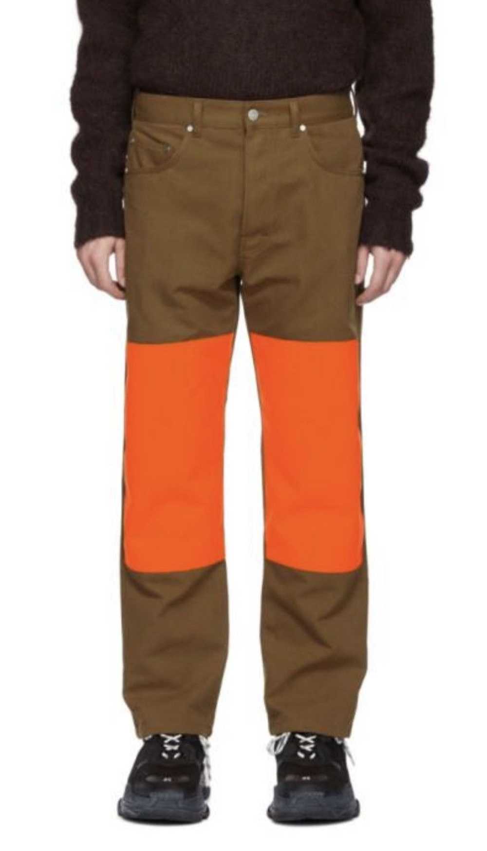 Etudes ETUDES BROWN AND ORANGE CORNER TROUSERS IN… - image 6