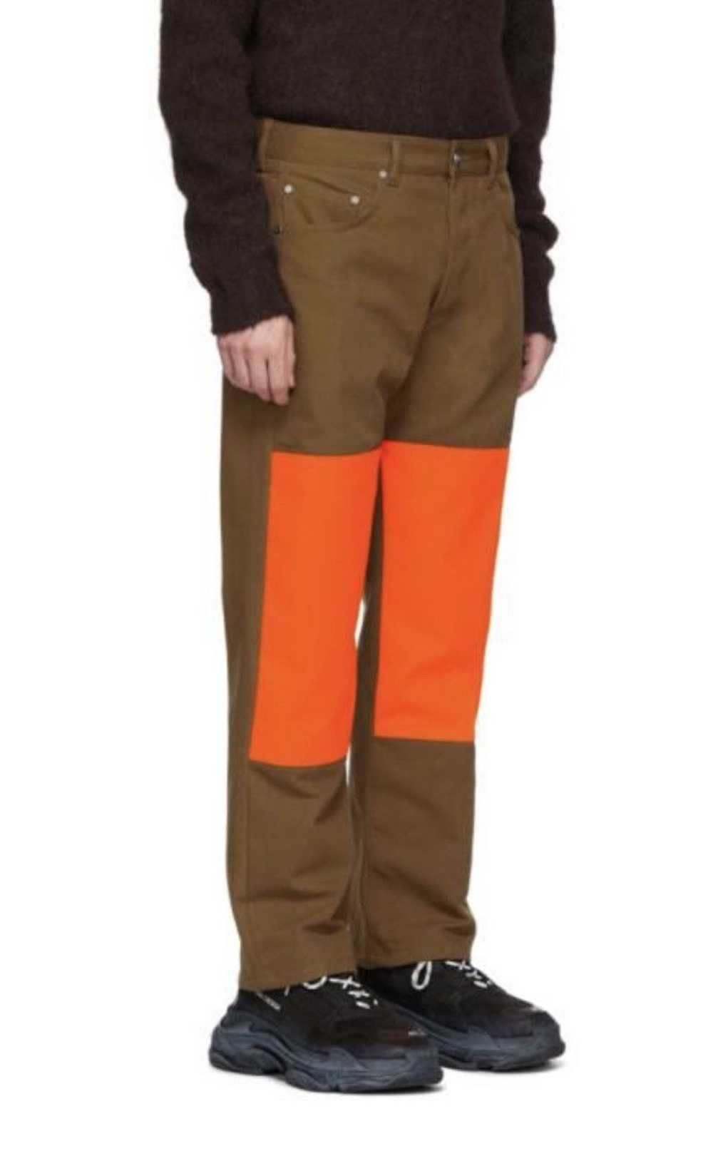 Etudes ETUDES BROWN AND ORANGE CORNER TROUSERS IN… - image 7